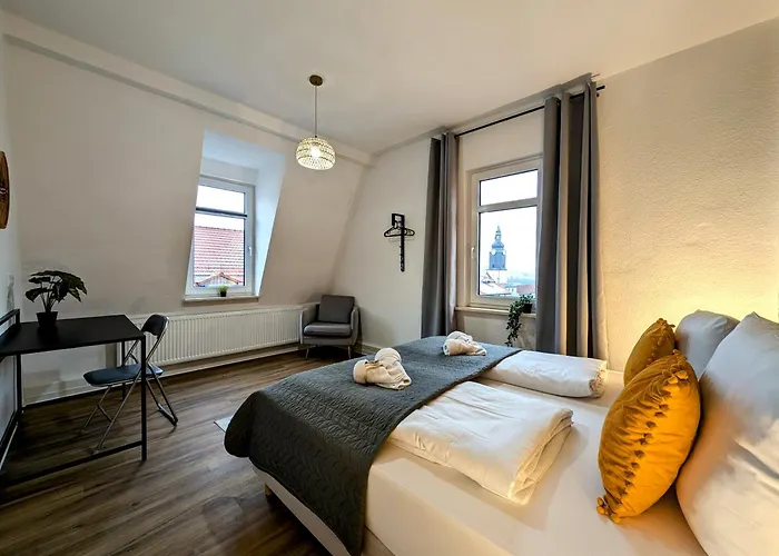 Bohnapartments - Topfmarkt Xxl - Neu In Zentrumslage, Vollausstattung, Wlan, Parkplaetze Ilmenau