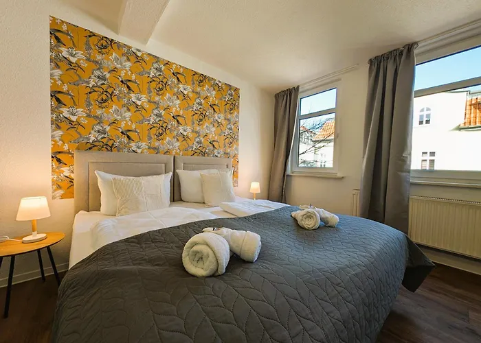 Апартаменты Bohnapartments - Topfmarkt Xxl - Neu In Zentrumslage, Vollausstattung, Wlan, Parkplaetze Ильменау